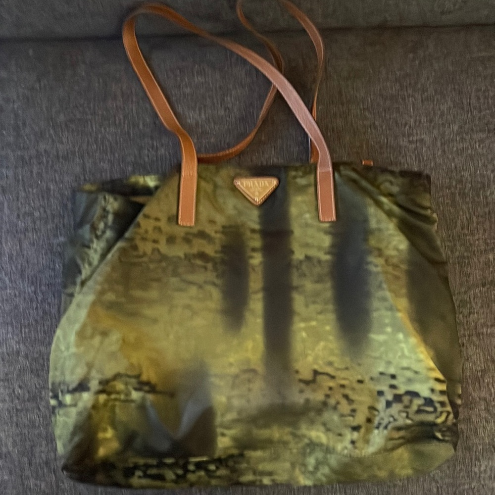 Authentic Prada printed nylon tote. Bought in Milan. Great condition Firm price